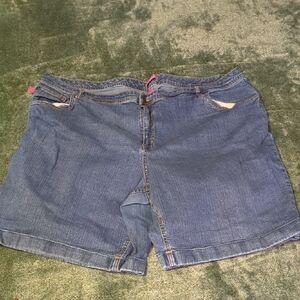 Women Within Denim Blue Women's Casual Shorts